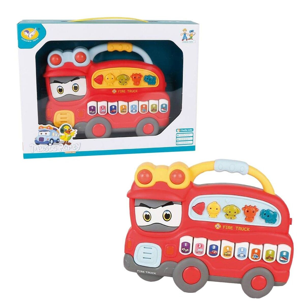 Interactive Piano for Babies Music Party Fire Engine