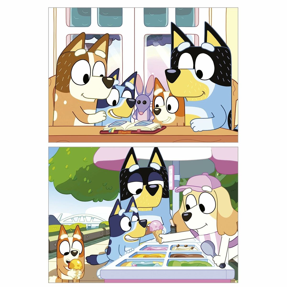 Набор из 2 пазлов Bluey 48 Предметы