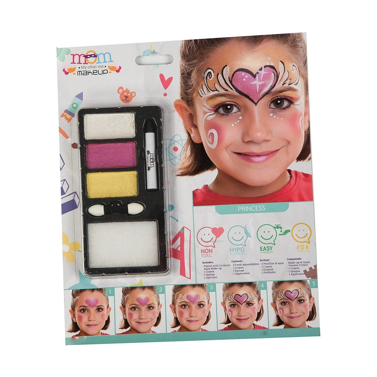 Face Painting Pearl Princess 24 x 30 cm