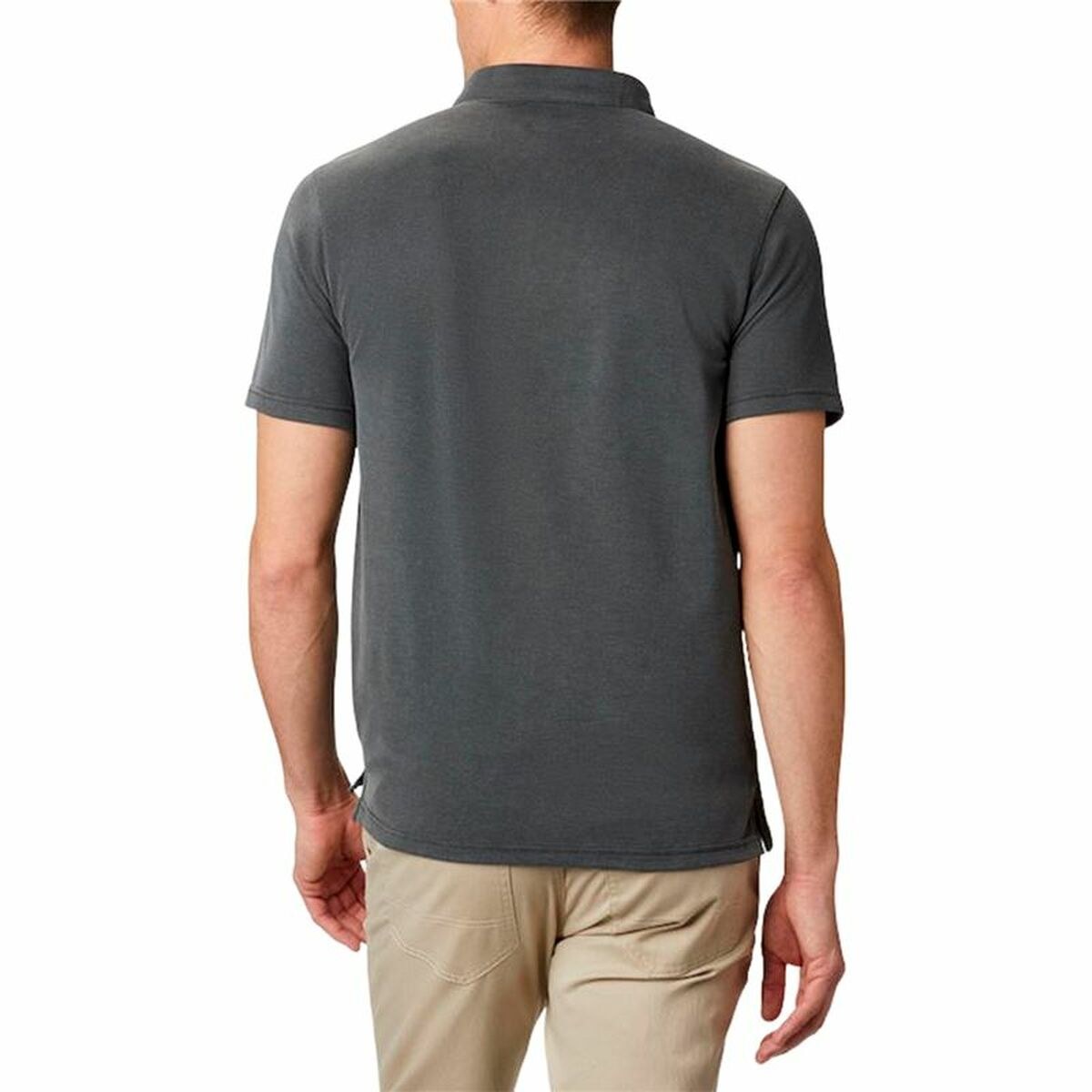 Men’s Short Sleeve Polo Shirt Nelson Point™ Dark grey