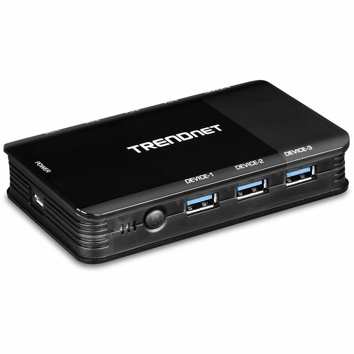 Переключатель TK-U404 USB Чёрный
