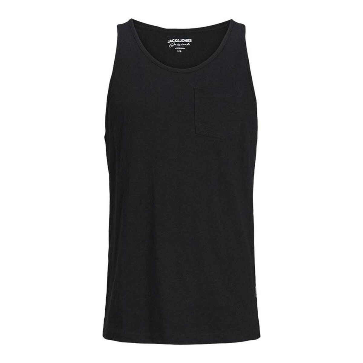 Tank Top Men tampa Slub Black