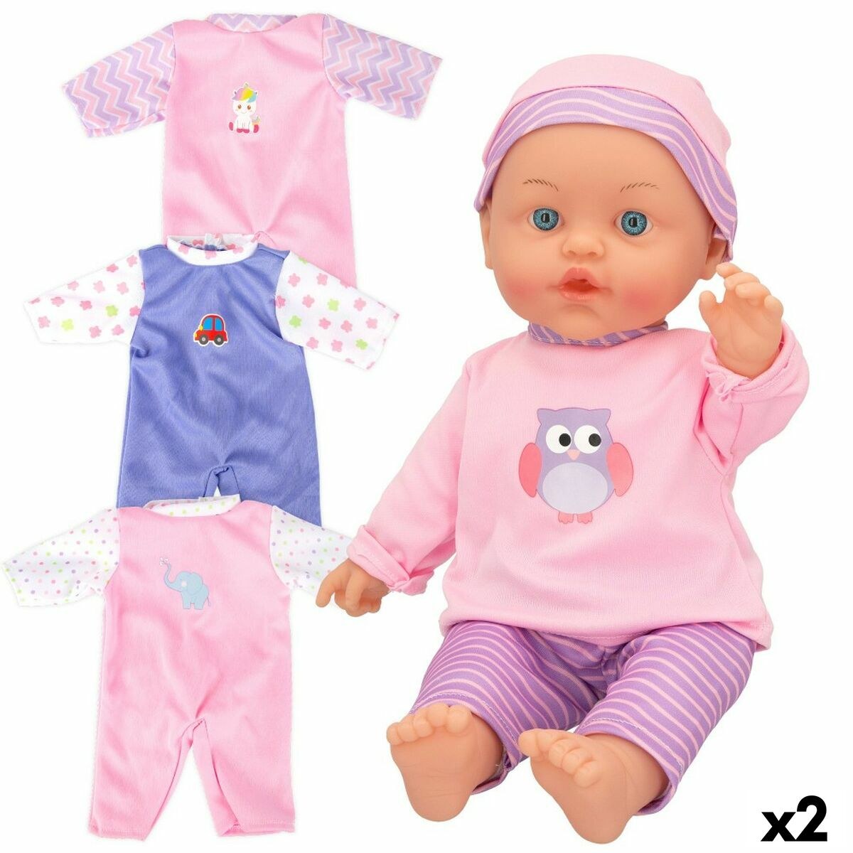 Baby doll 2 Units 24 x 42 x 11 cm