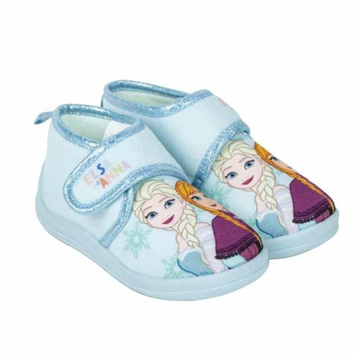 House Slippers Light Blue