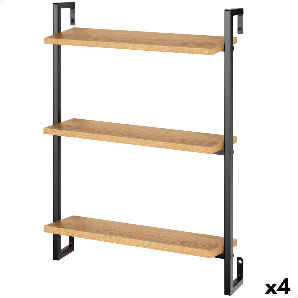 Полка Железо Деревянный MDF 40 X 55 X 12 cm (4 штук)