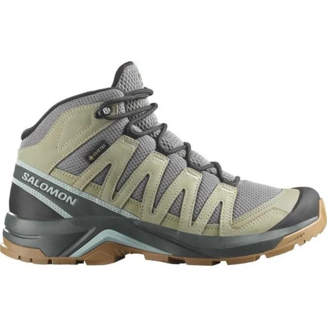 Повседневная мужская обувь X-Adventure Recon Mid Оливковое масло Темно-серый