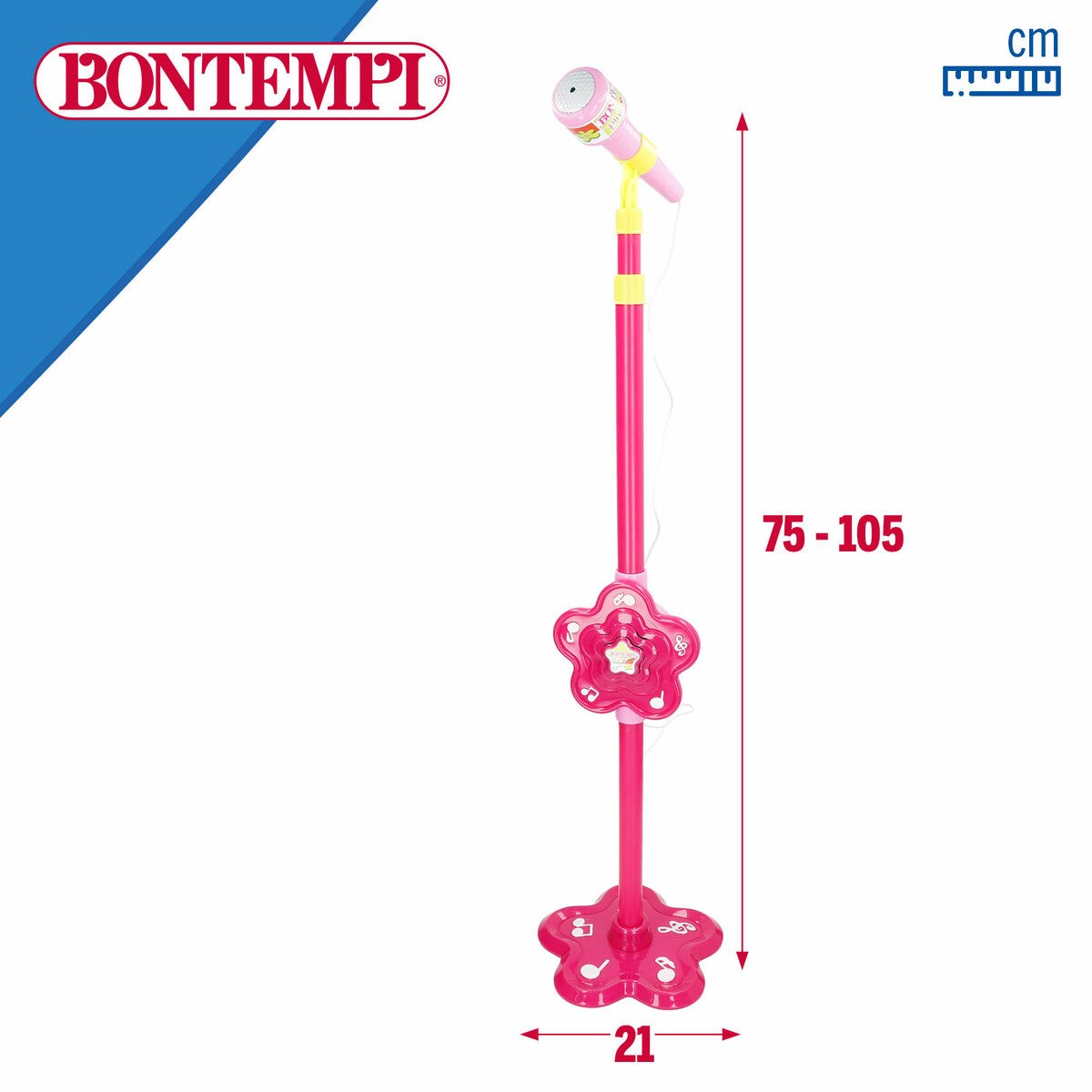 Toy microphone 20 x 105 x 20 cm (6 Units)