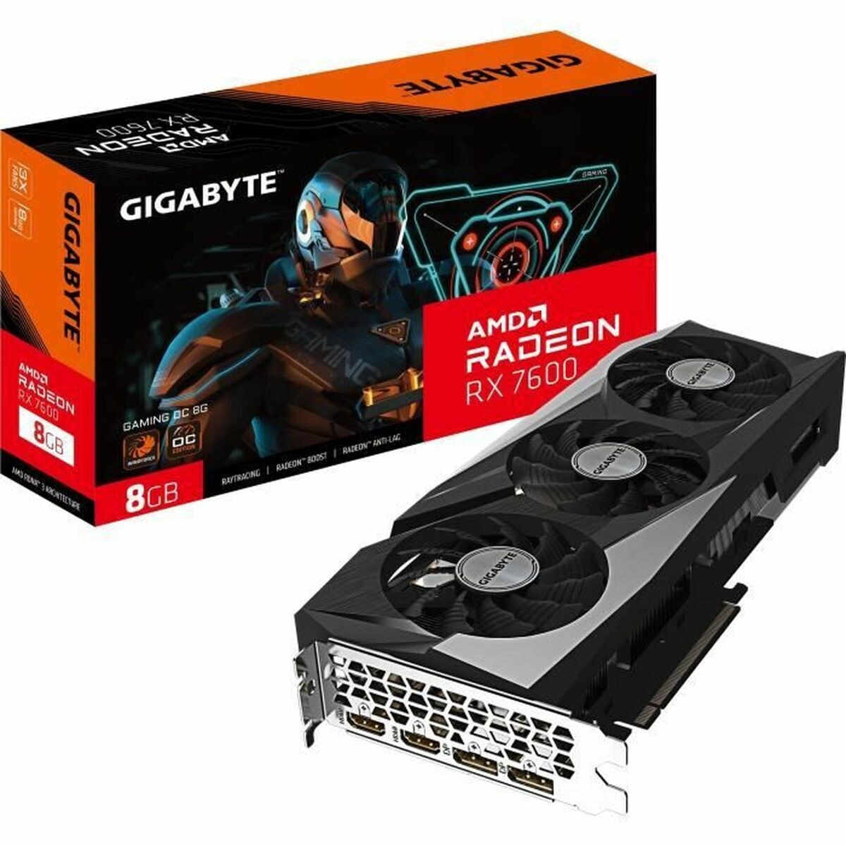 Графическая карта Radeon RX 7600 GAMING OC 8G 8 GB GDDR6