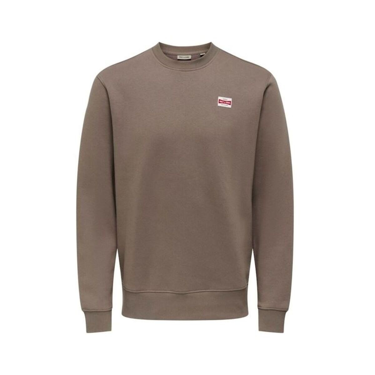 Men’s Sweatshirt without Hood Onsdawson Reg Crew Vd Falcon Brown