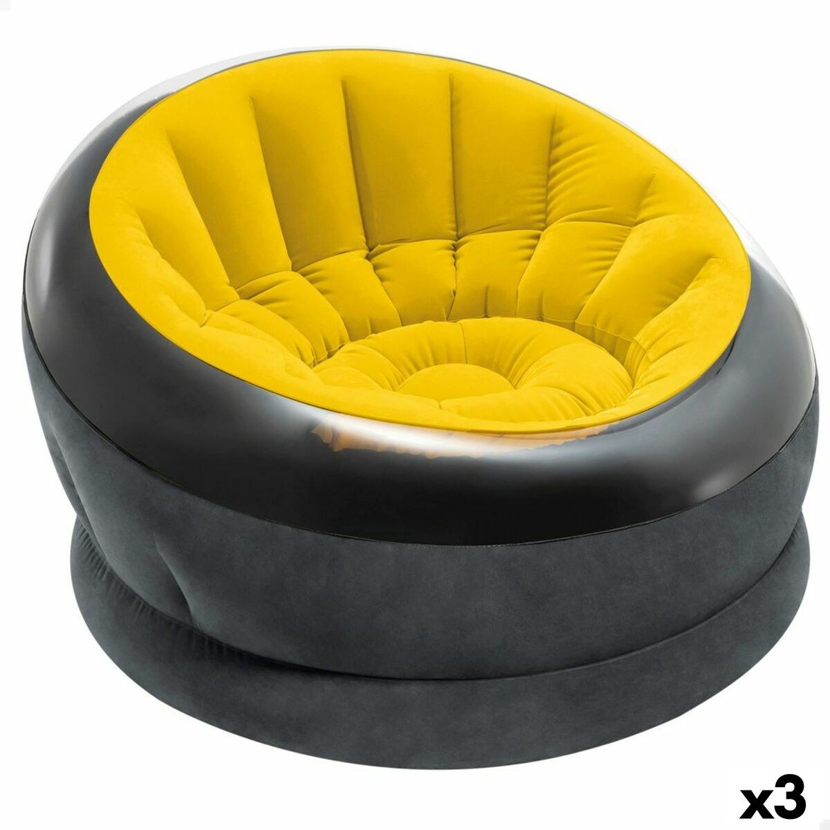 Inflatable Armchair Empire 112 x 69 x 109 cm 112 x 109 x 60 cm (3 Units)