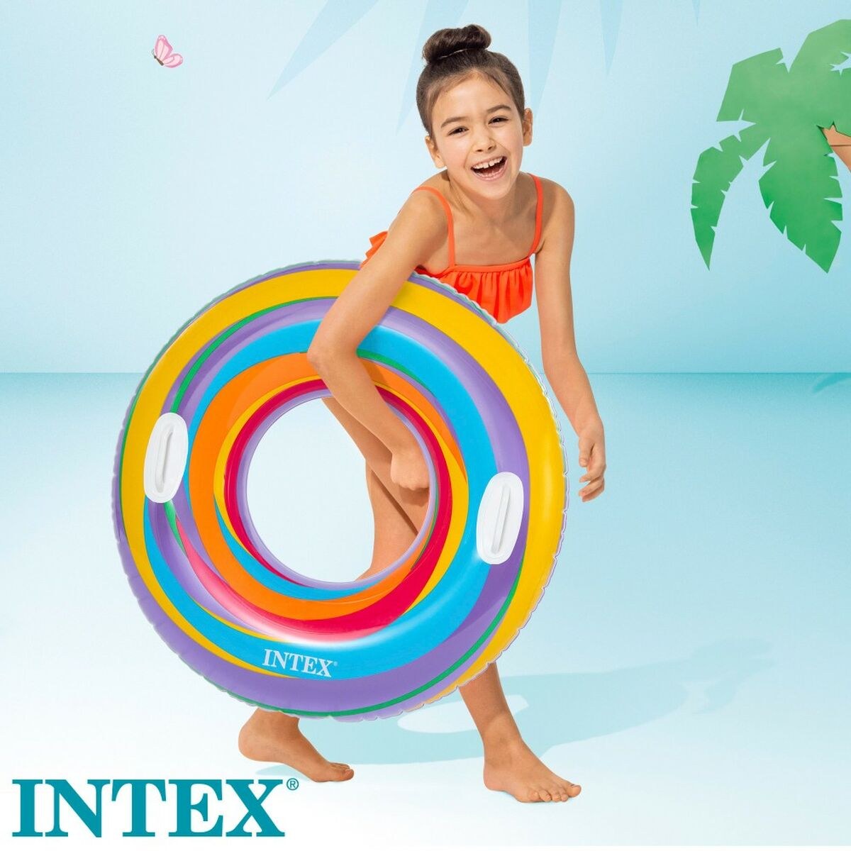 Inflatable Floating Doughnut Ø 91 cm 91 x 22 x 91 cm (24 Units)