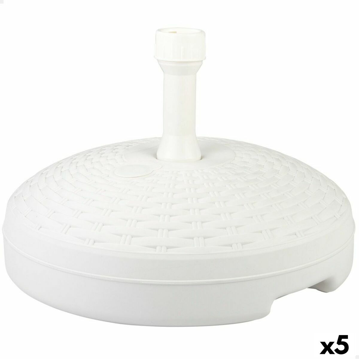 Основание для пляжного зонта Белый Пластик 45 x 30 x 45 cm (5 штук)