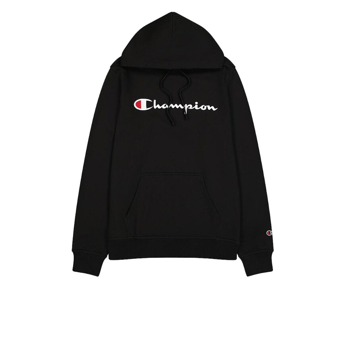 Толстовка с капюшоном мужская HOODED SWEATSHIRT 220253 NBK Чёрный