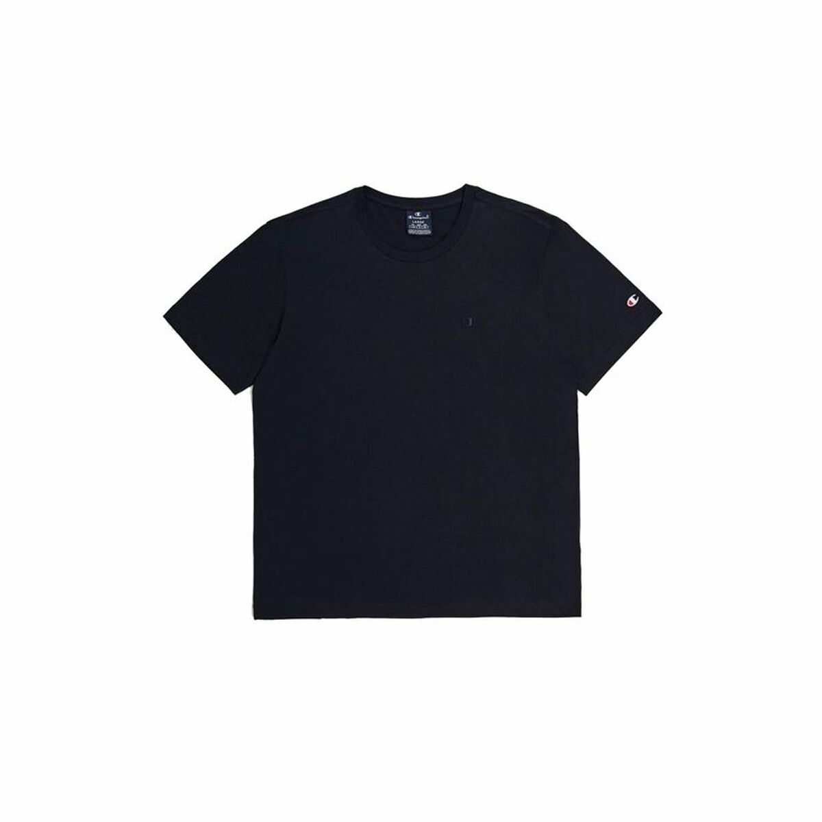 Футболка с коротким рукавом мужская Crewneck Чёрный