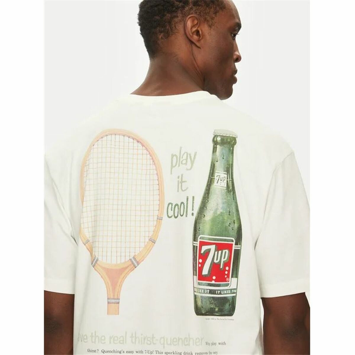 Men’s Short Sleeve T-Shirt Ons7Up Rlx Ss Beige