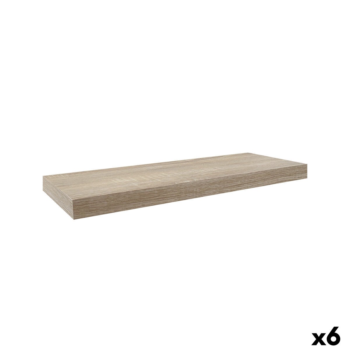Shelve Oak Wood 60 x 23,5 x 3,8 cm (6 Units)