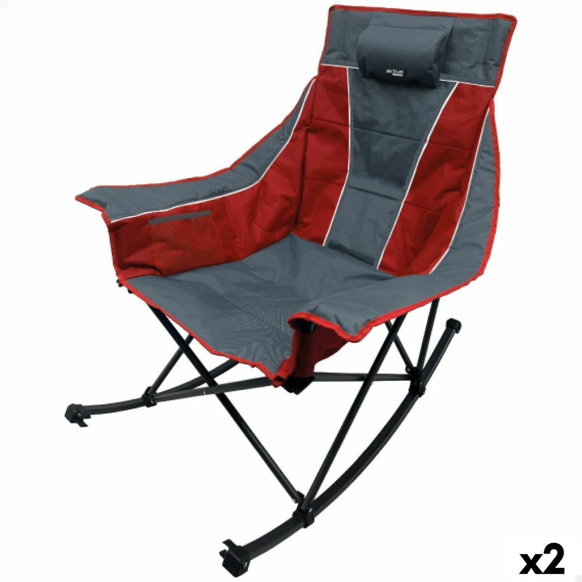 Foldable Camping Chair 51 x 97 x 100 cm (2 Units)