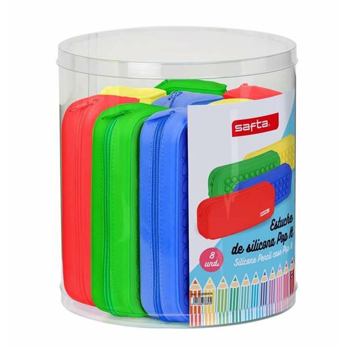 School Case Pop It Red 27 x 23 cm Set