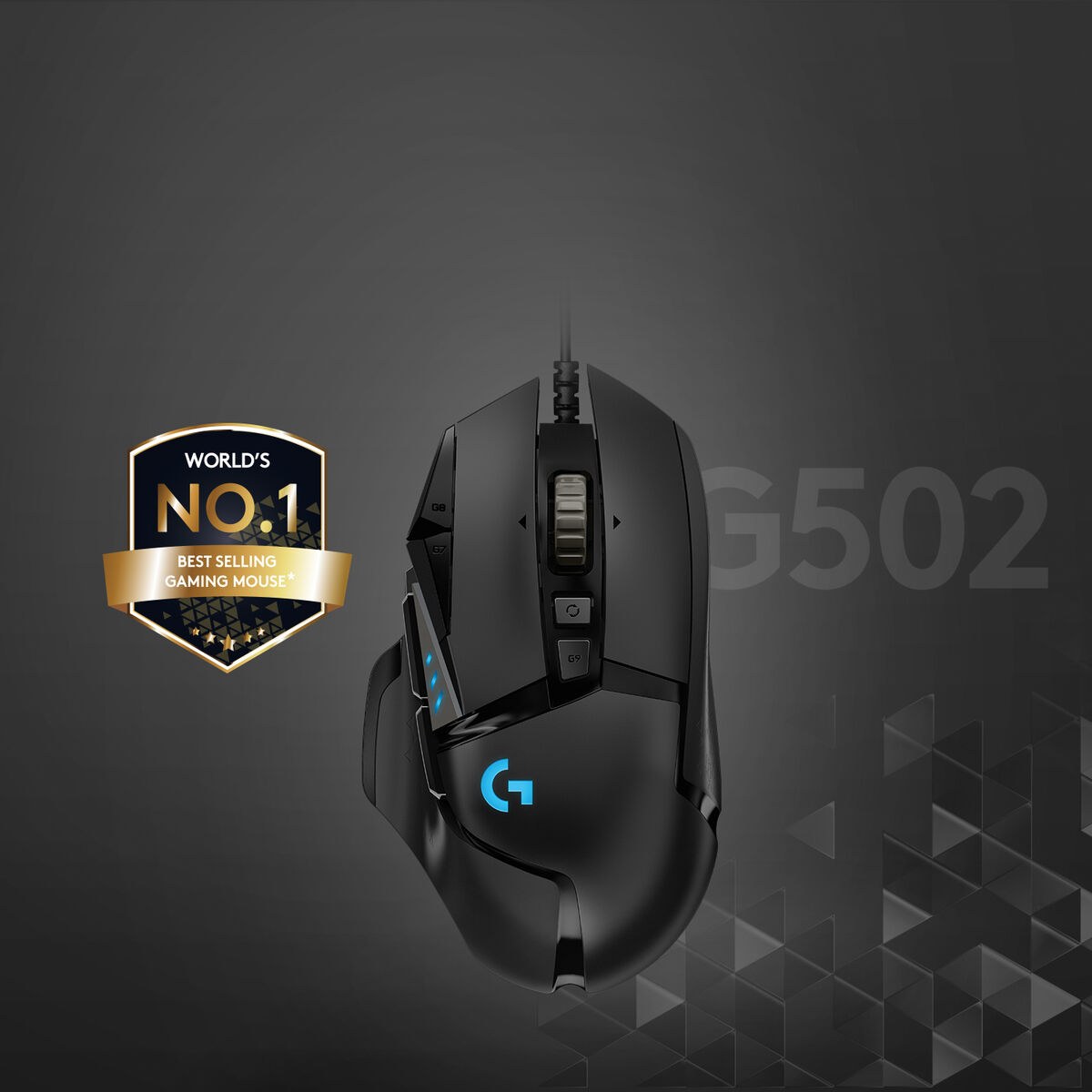 Игровая мышь G502 Hero 16000 dpi 25600 dpi Чёрный RGB