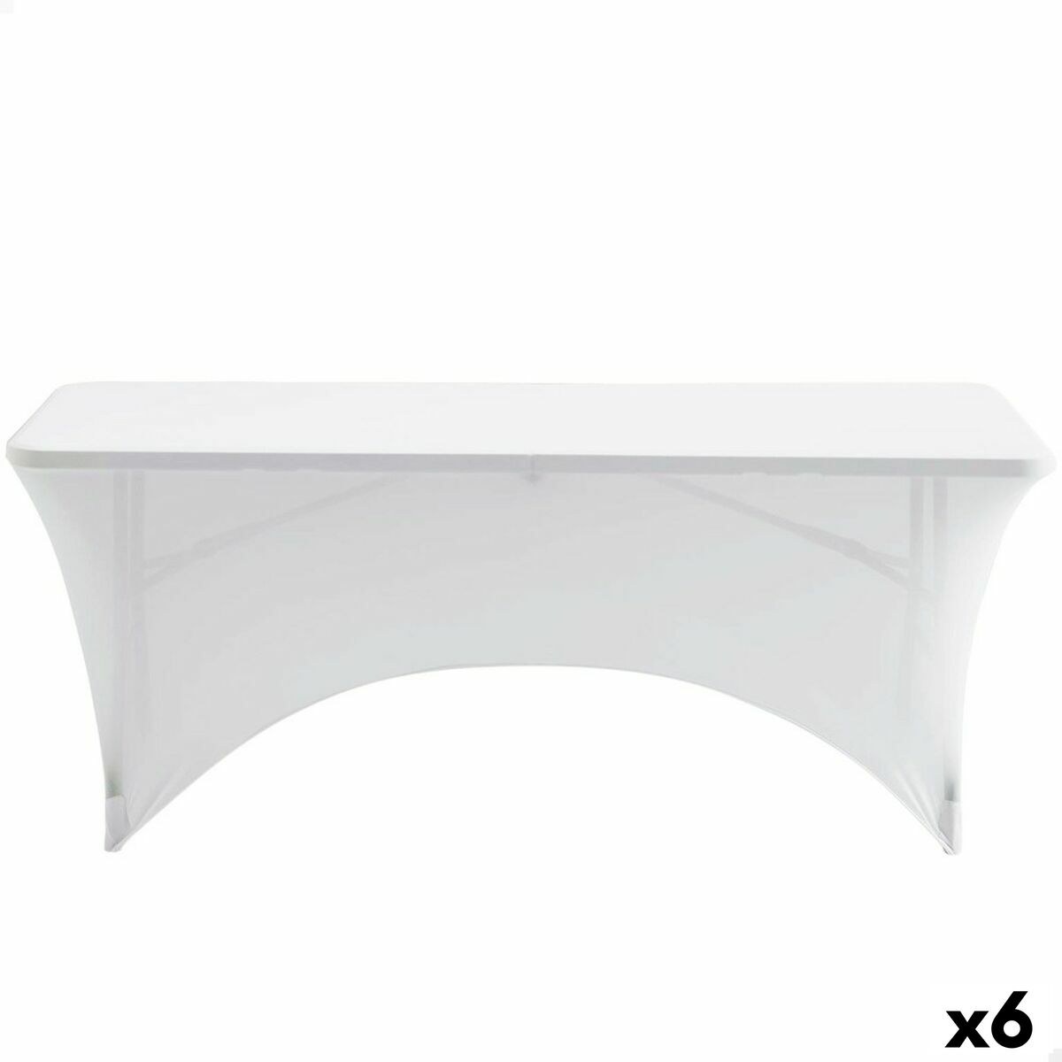 Защитный чехол Белый 183 x 76 x 76 cm Стол Аксессуары транспортные средства шоссе (6 штук)