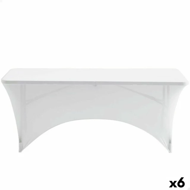 Защитный чехол Белый 183 x 76 x 76 cm Стол Аксессуары транспортные средства шоссе (6 штук)