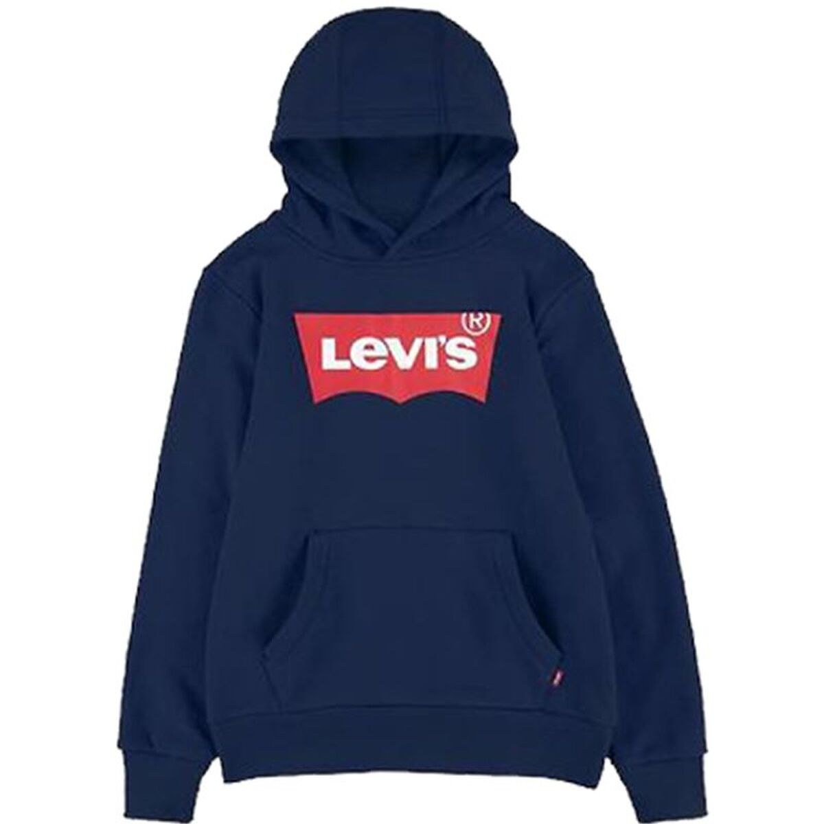 Толстовка с капюшоном детская S KNIT TOP LVB-BATWING SCREENPRINT HOODIE Тёмно Синий