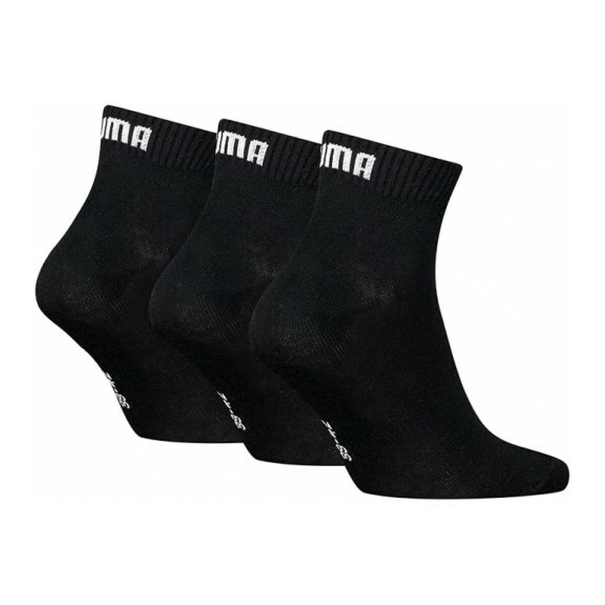 Sports Socks QUARTER PLAIN 3P 701230337 200 Black 3 pairs