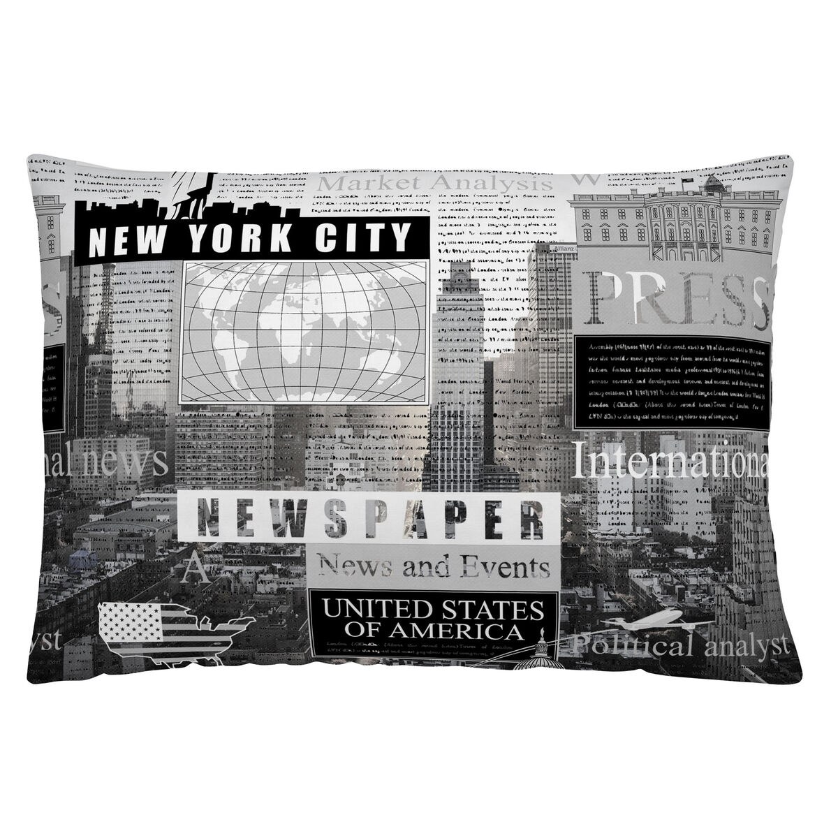 Чехол для подушки DOWNTOWN 1 Предметы 30 x 50 cm