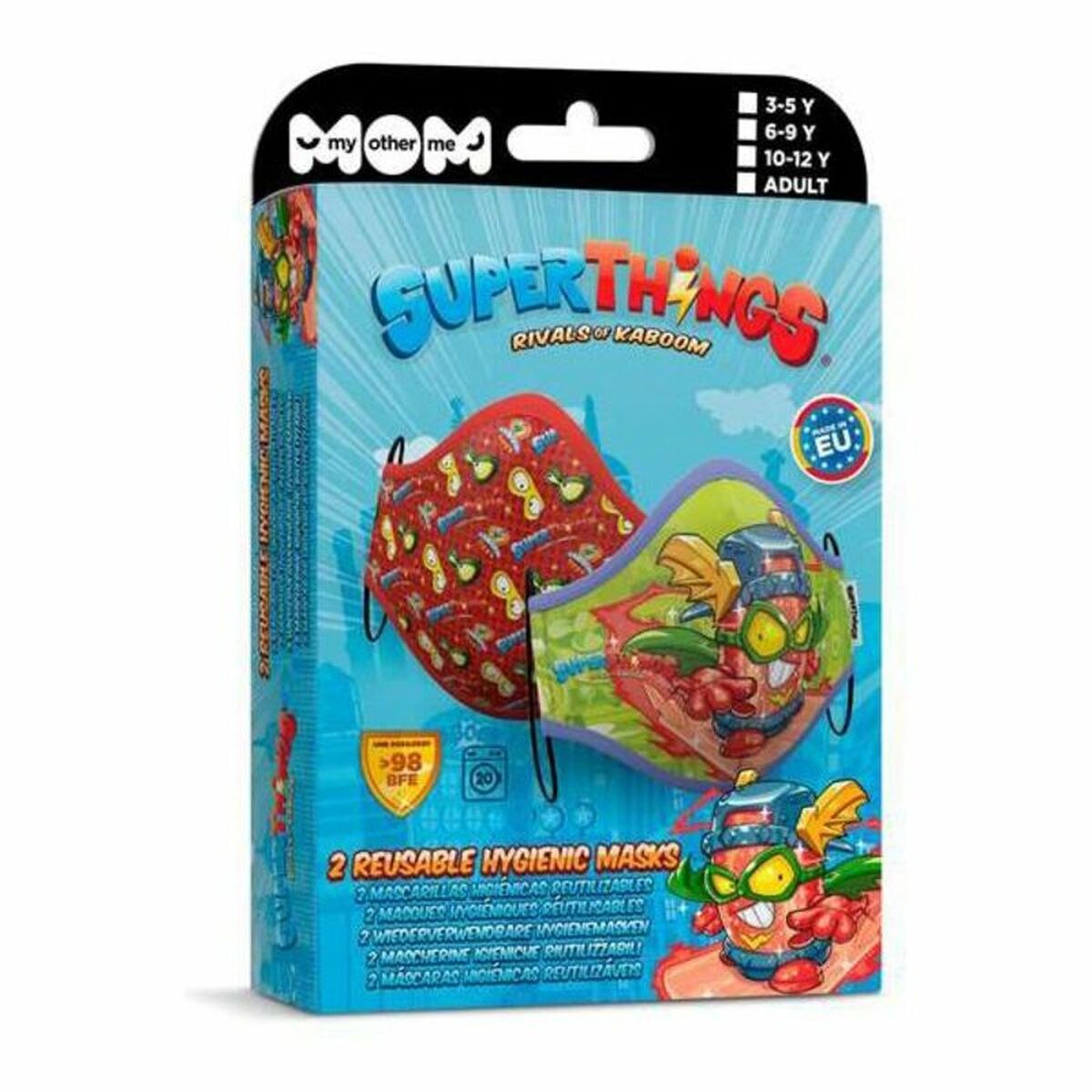 Гигиеническая маска многоразового использования Super Zings Premium 10-12 Years