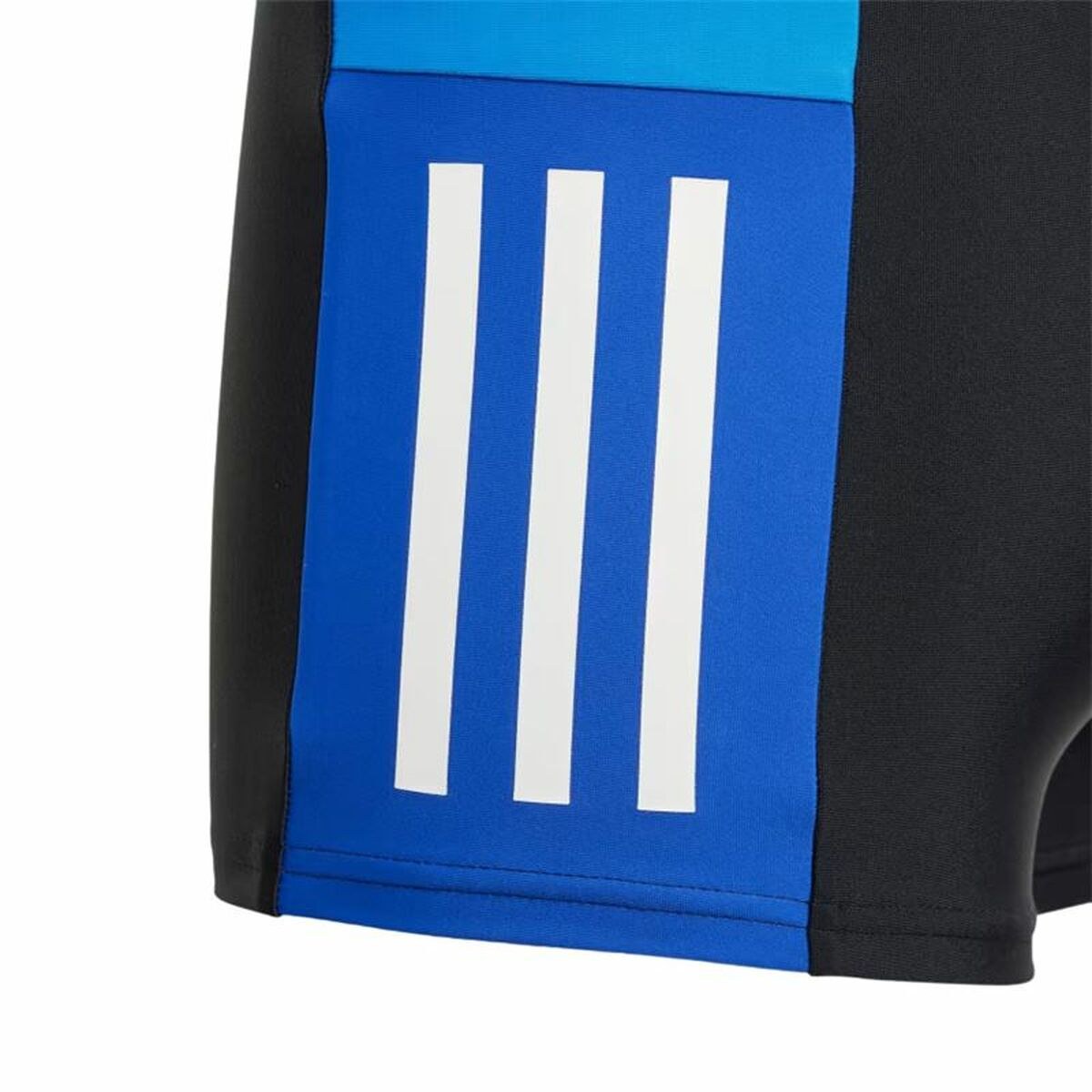 Children’s Bathing Costume Colorblock 3-Stripes Black