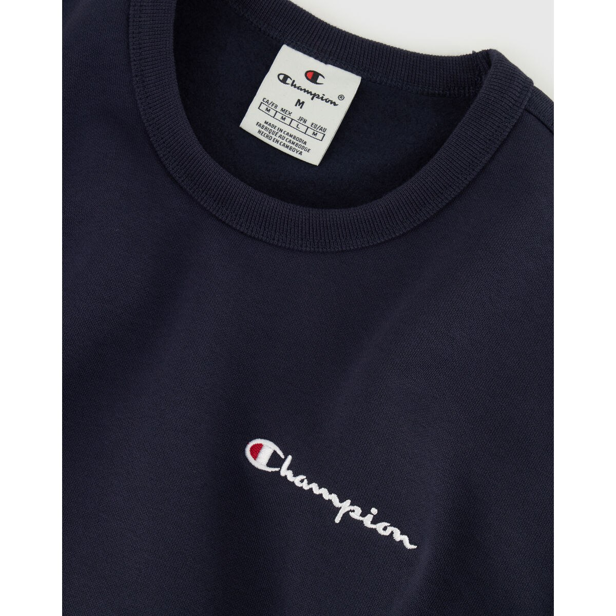 Толстовка без капюшона мужская CREWNECK SWEATSHIRT 220259 NNY Тёмно Синий