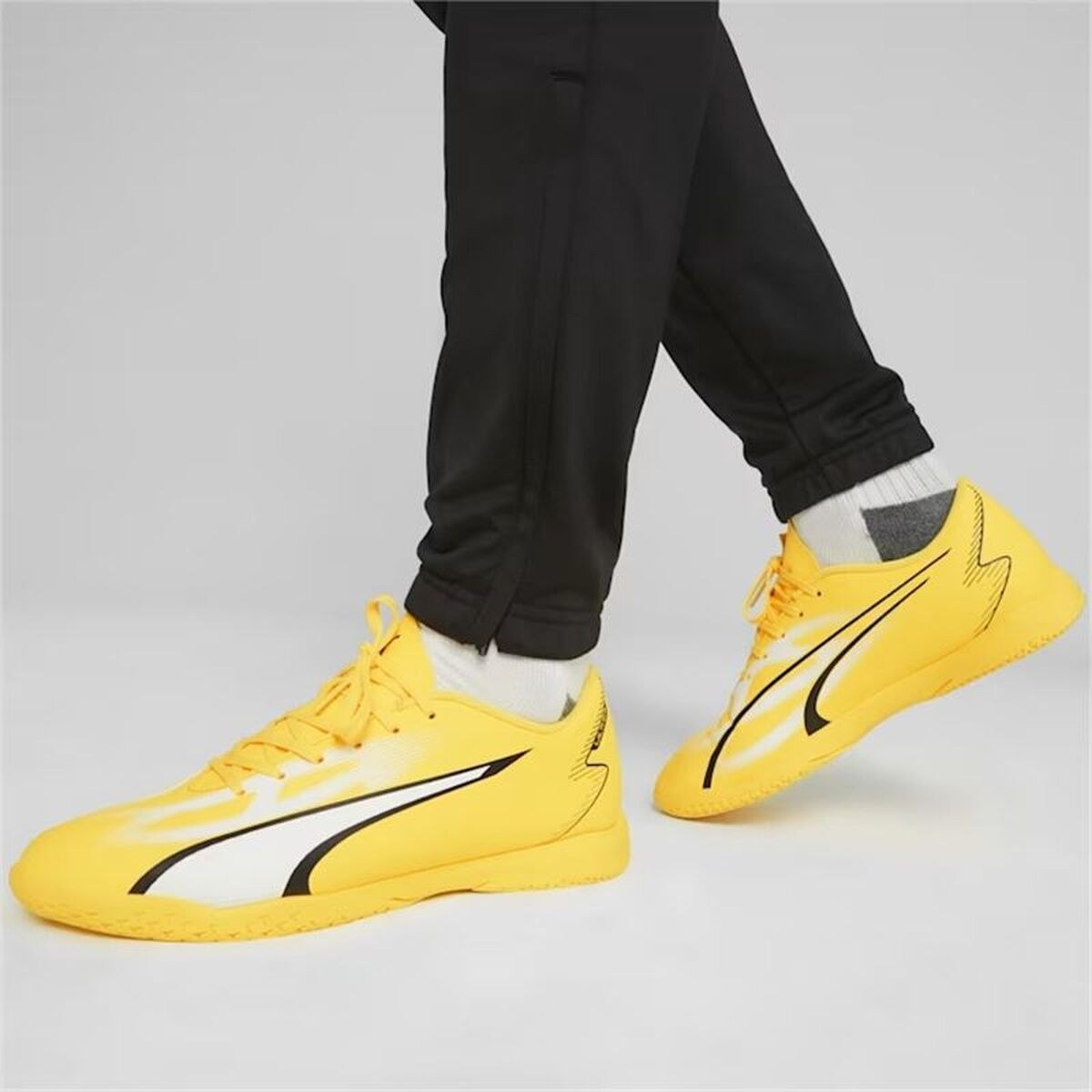 Adult's Indoor Football Shoes Yellow