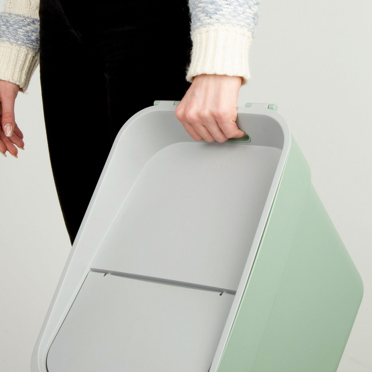 Waste bin Green Plastic 20 L (6 Units)