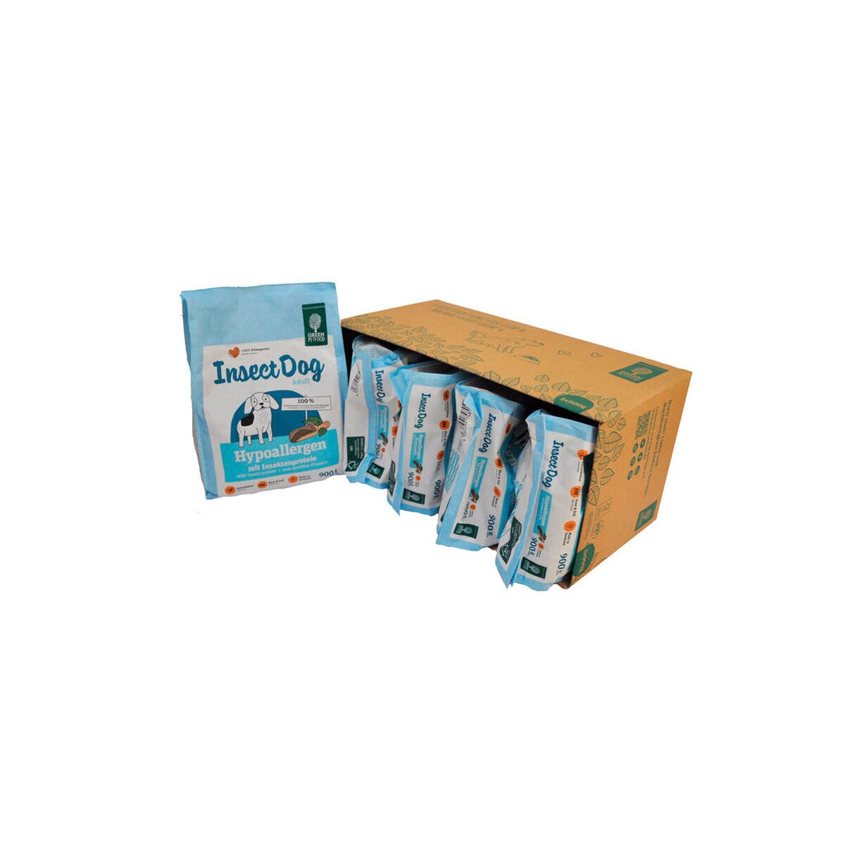 Фураж INsectDog Hypoallergen 5 x 900 gr