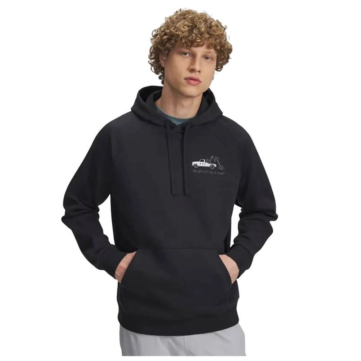 Толстовка с капюшоном мужская Rival Fleece Hbr Logo Hd Чёрный