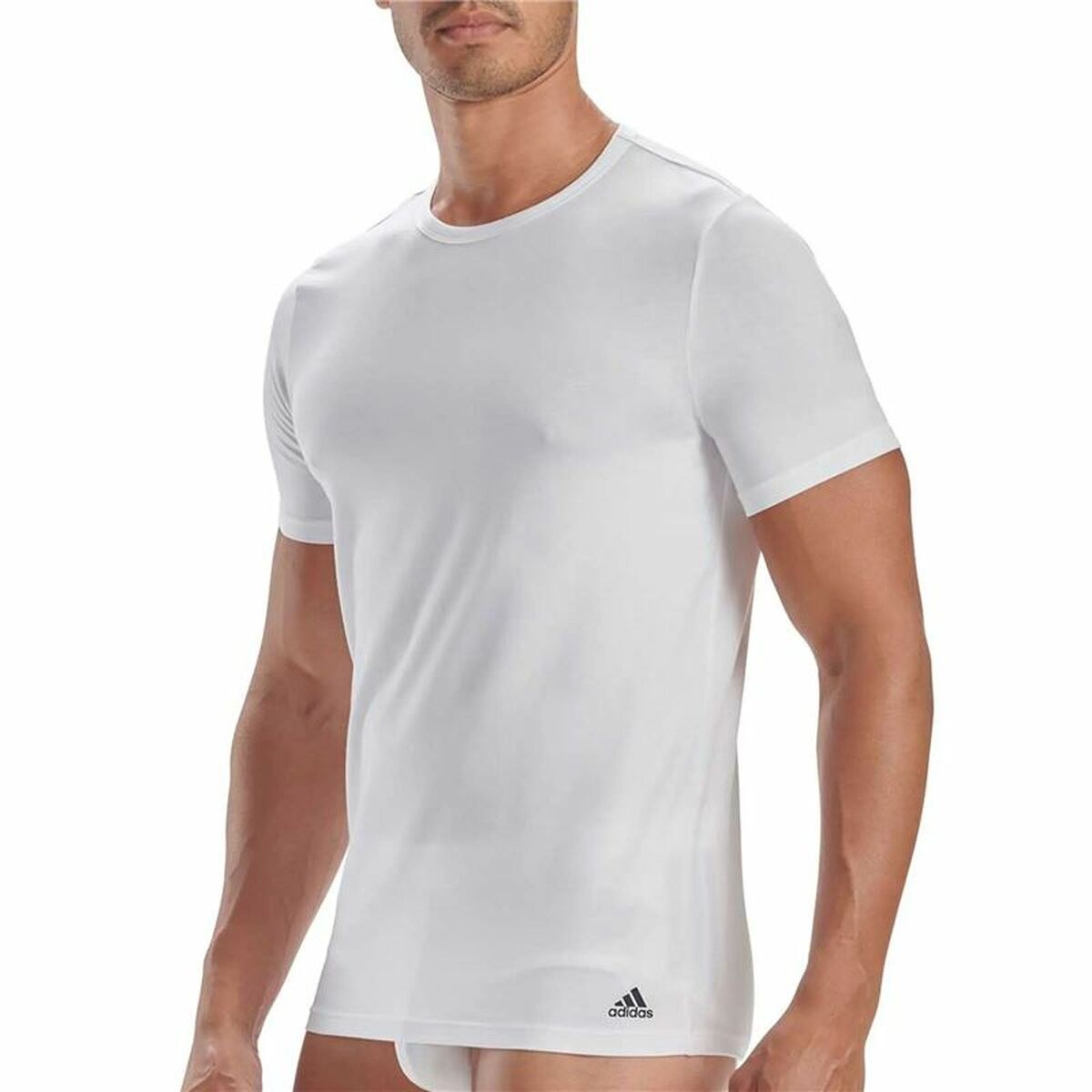 Футболка с коротким рукавом мужская Ss Tee Crew Active Core Cotton Белый 3 штук