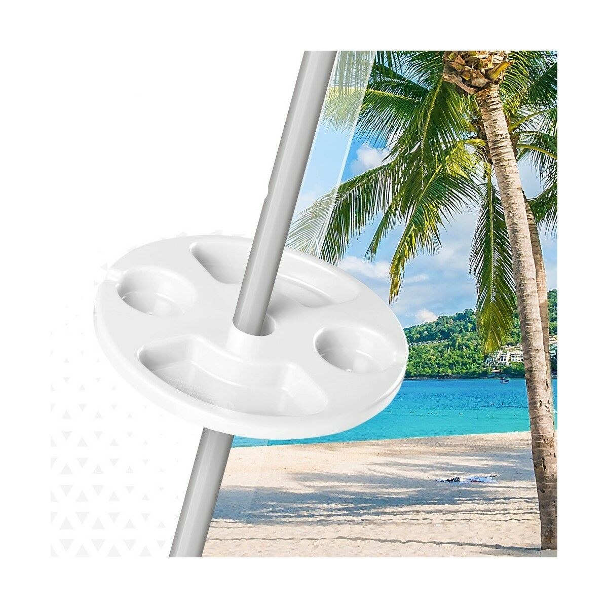 Beach Umbrella Cup Holder 29,5 x 8 x 29,5 cm Sunshade (12 Units)