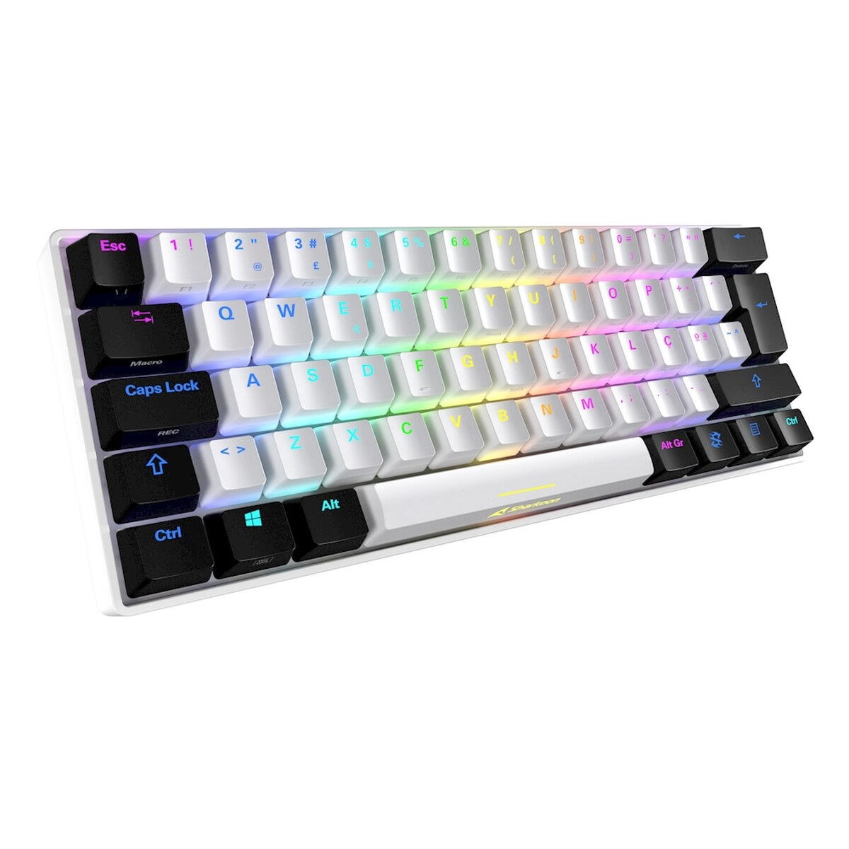 Клавиатура SGK50 S4 Белый испанский Испанская Qwerty