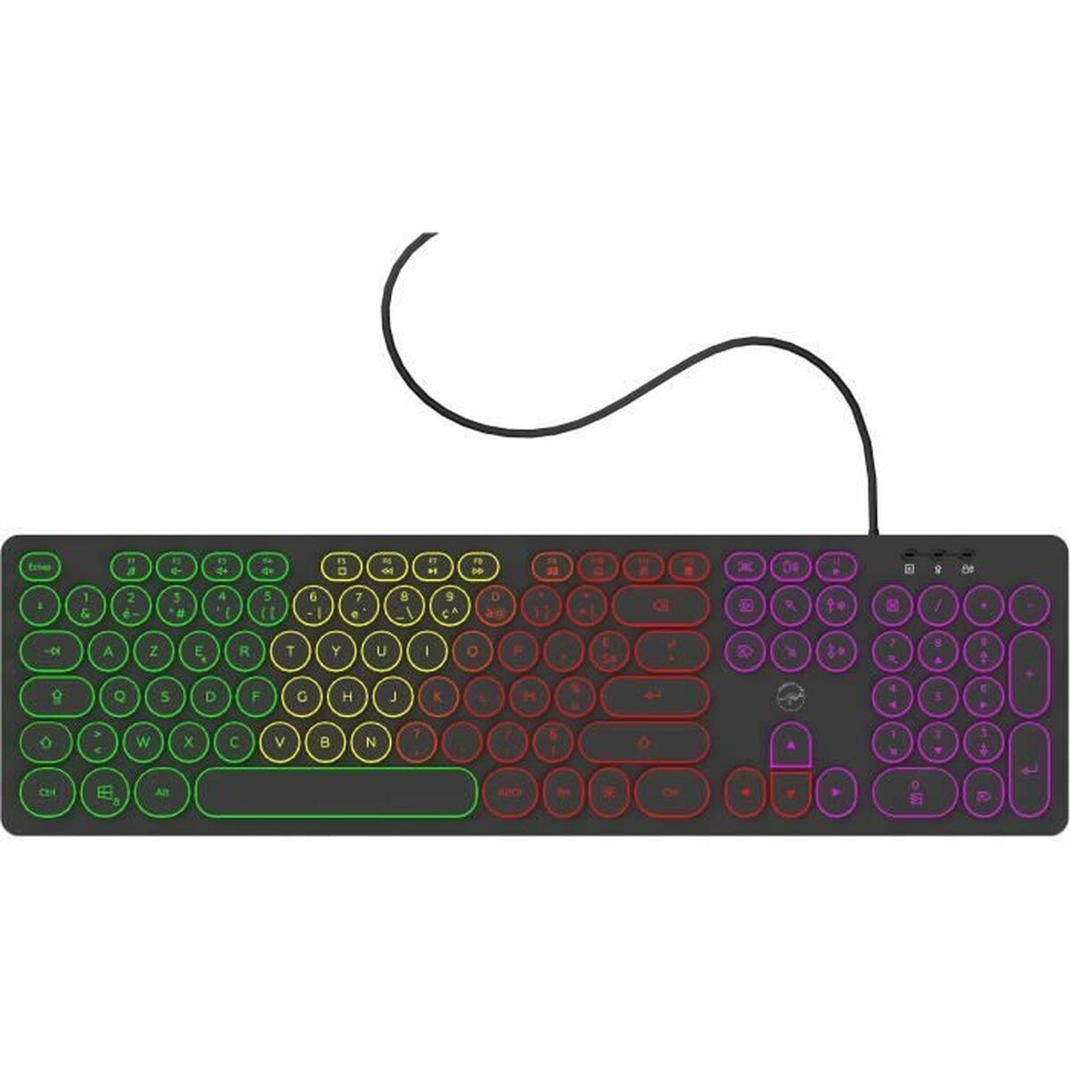 Клавиатура AZERTY Чёрный