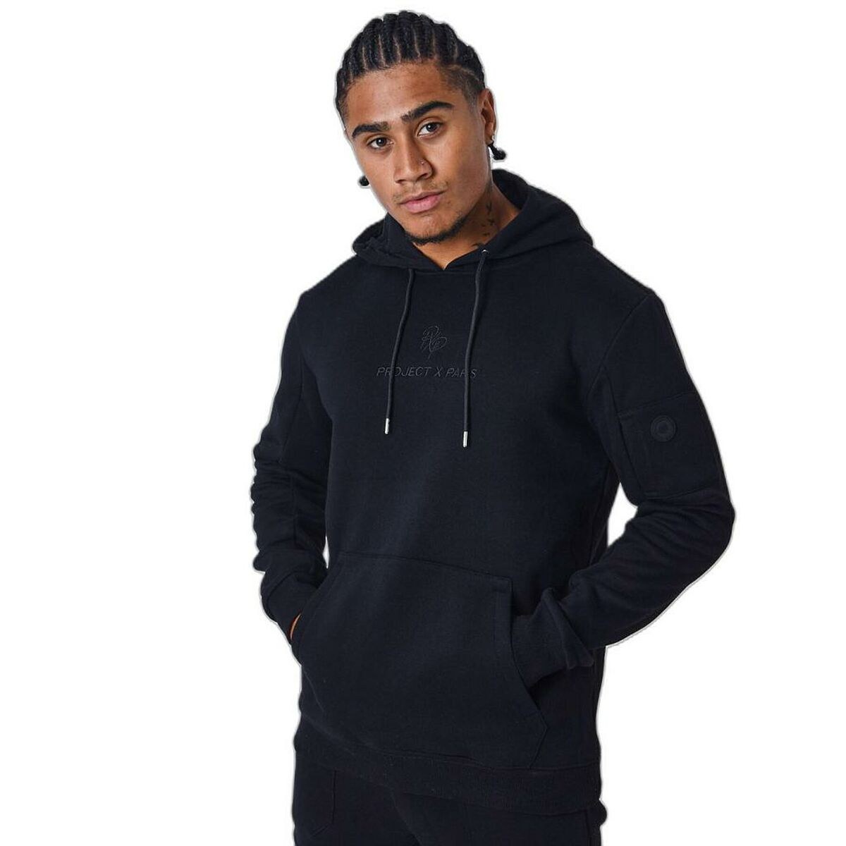 Толстовка с капюшоном мужская PROJECT SWEAT & HOODIE 2322042 Чёрный