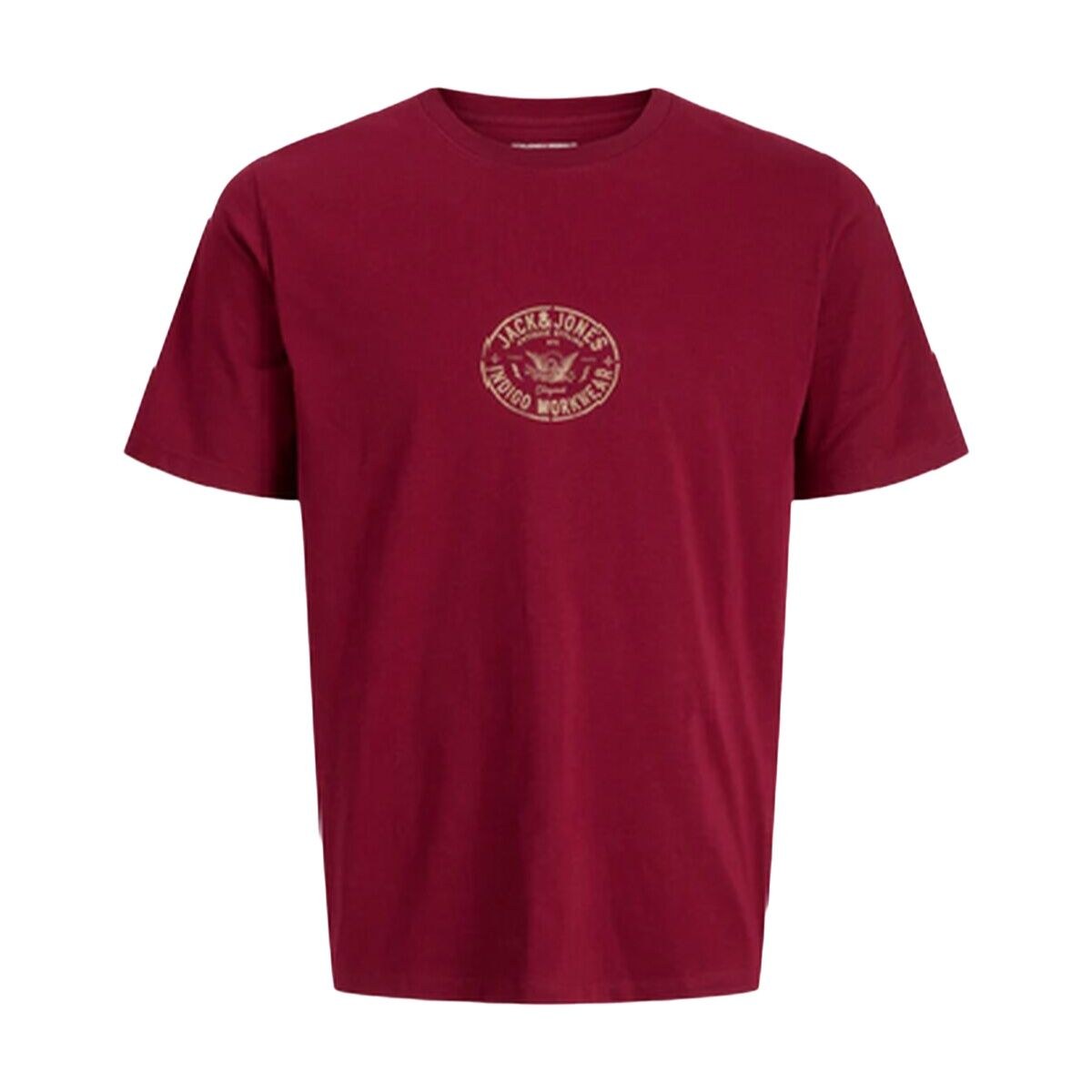 Men’s Short Sleeve T-Shirt JORRETRO TEE SS CREW NECK SMU 12288009 Red