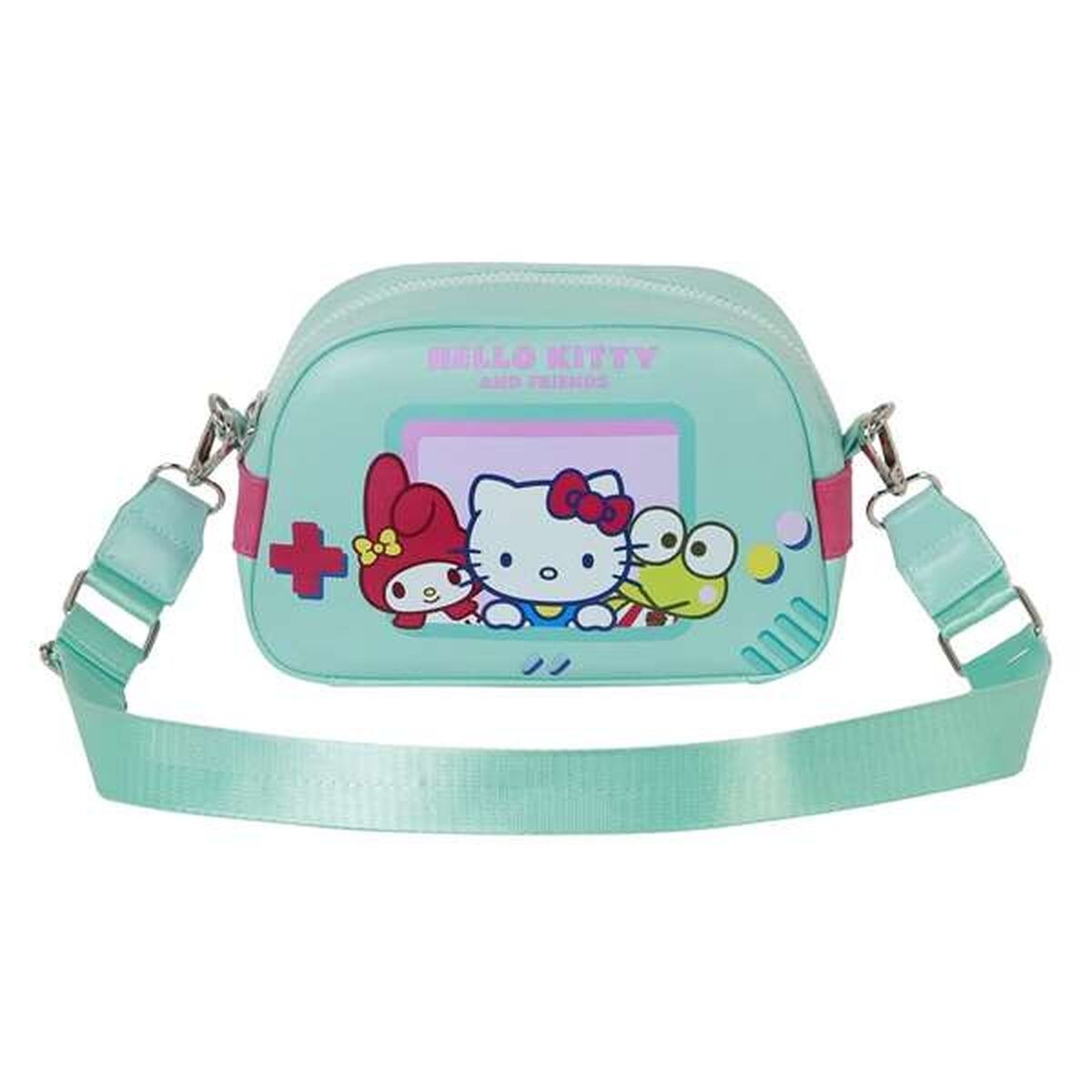 Shoulder Bag Turquoise 14 x 23 x 9 cm