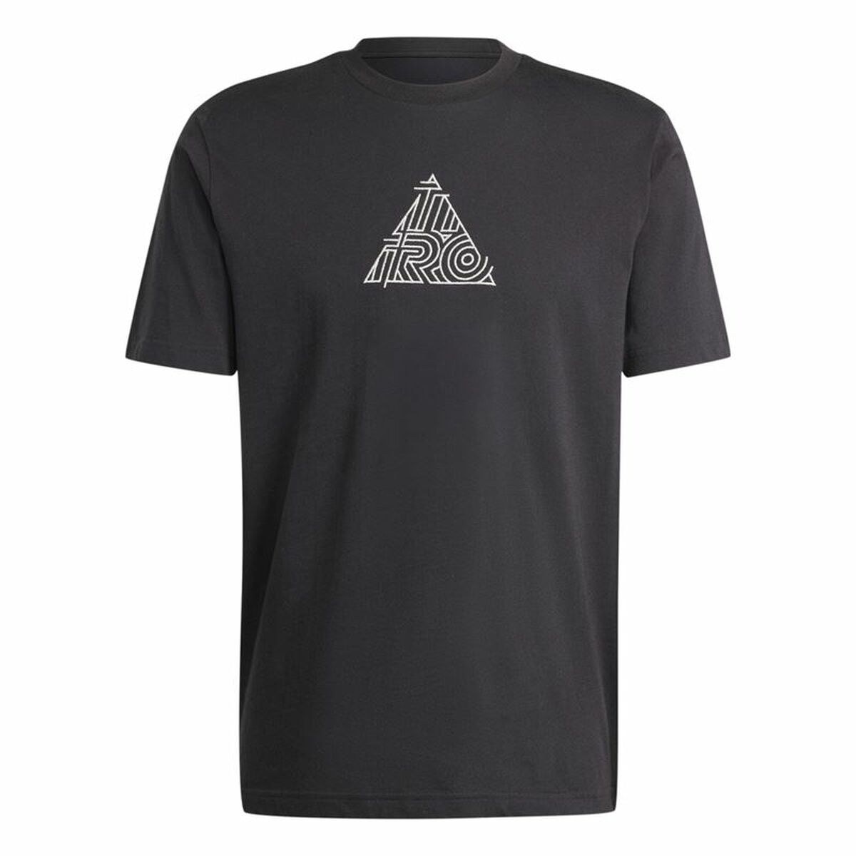 Футболка с коротким рукавом мужская House Of Tiro Metallic Graphic Чёрный