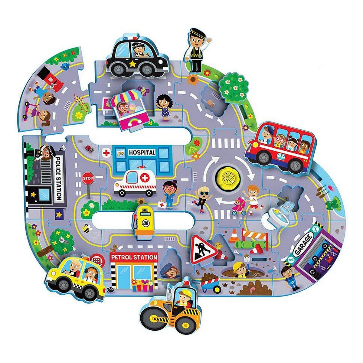 Детский паззл Busy City 11 Предметы