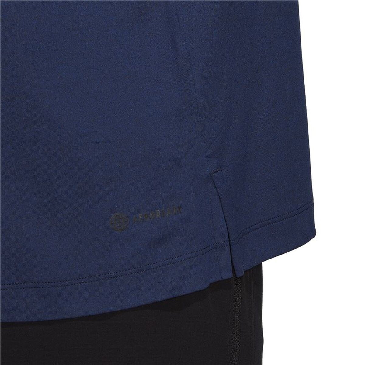 Футболка с коротким рукавом мужская 1/4-Zip Темно-синий
