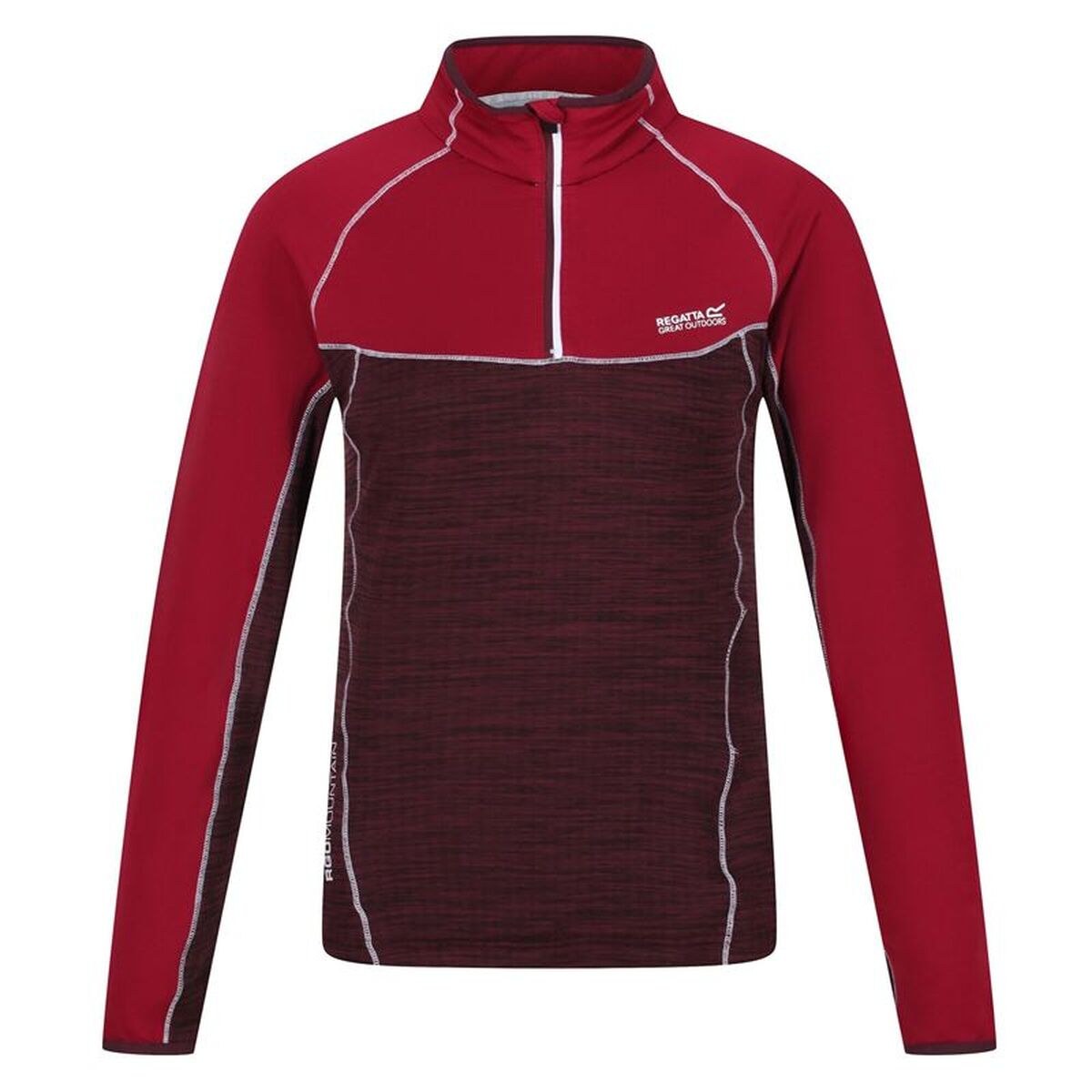 Подкладка из флиса Hepley Lightweight Half-Zip W Темно-красный
