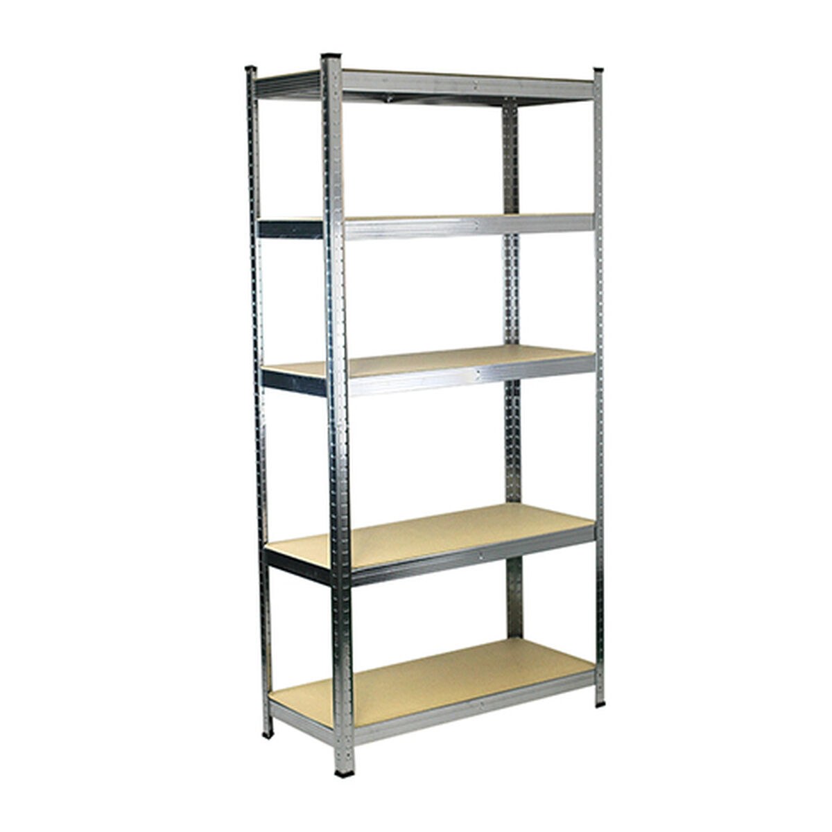 Полка 875 Kg 90 x 40 x 180 cm Серый Деревянный оцинкованная сталь Деревянный MDF 5 Полки