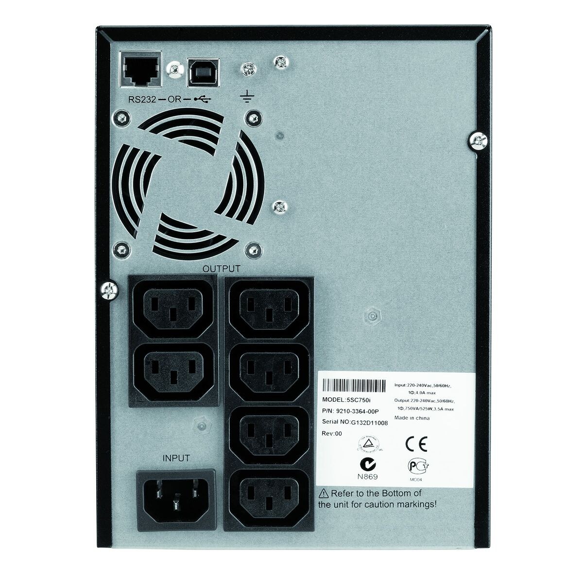 Uninterruptible Power Supply System Interactive UPS 5SC1500I 1050 W