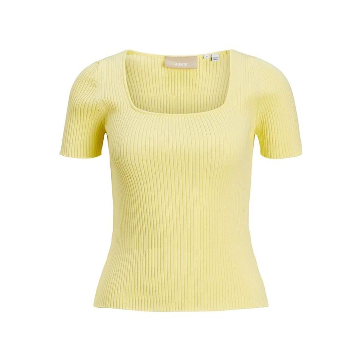 Women’s Short Sleeve T-Shirt Jxsky Ss Knit Yellow