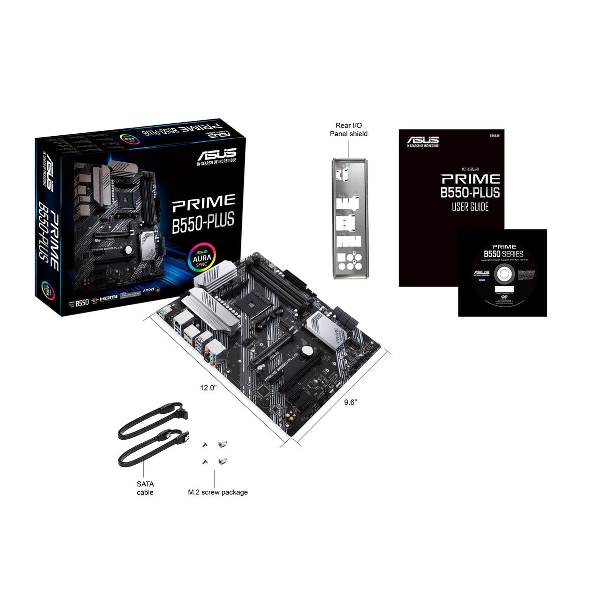 Motherboard PRIME B550-PLUS AMD B550 AMD AMD AM4